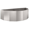 Vidaxl plantenbak zilver 120 x 60 x 35 cm roestvrij staal