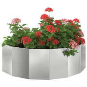 Vidaxl plantenbak zilver 120 x 60 x 35 cm gegalvaniseerd staal - afbeelding 3