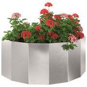 Vidaxl plantenbak zilver 90 x 45 x 35 cm roestvrij staal - afbeelding 3
