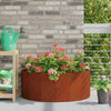 Vidaxl plantenbak roestig 90 x 45 x 35 cm cortenstaal