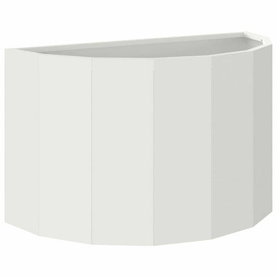Vidaxl plantenbak wit 60 x 30 x 35 cm staal