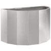 Vidaxl plantenbak zilver 60 x 30 x 35 cm roestvrij staal