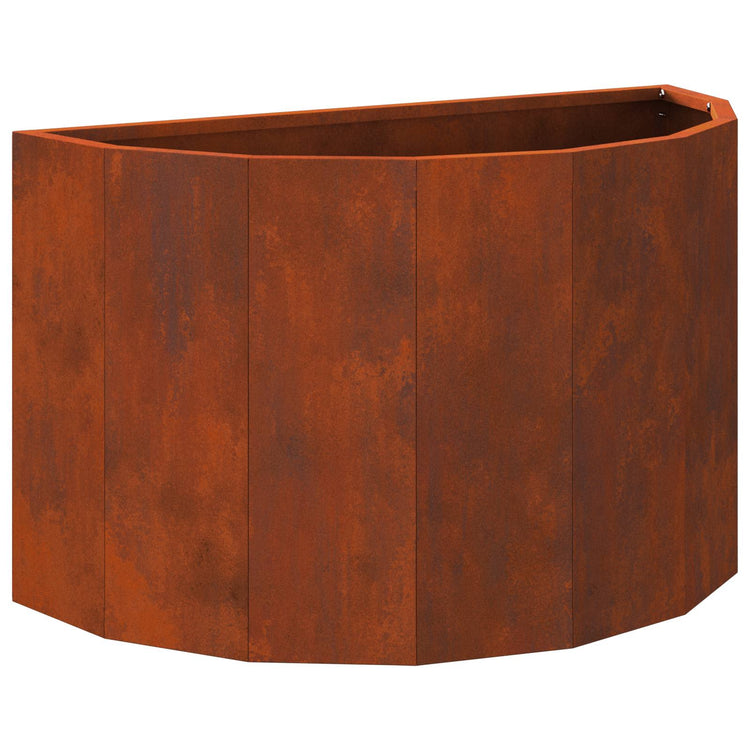 Vidaxl plantenbak roestig 60 x 30 x 35 cm cortenstaal