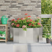 Vidaxl plantenbak zilver 120 x 60 x 50 cm roestvrij staal - afbeelding 1