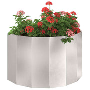 Vidaxl plantenbak zilver 90 x 45 x 50 cm roestvrij staal - afbeelding 3