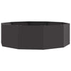 Vidaxl plantenbak zwart 120 x 120 x 35 cm staal