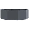 Vidaxl plantenbak antraciet 120 x 120 x 35 cm staal
