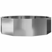 Vidaxl plantenbak zilver 120 x 120 x 35 cm gegalvaniseerd staal - afbeelding 2