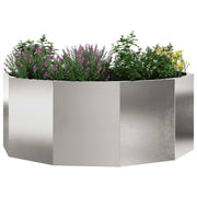 Vidaxl plantenbak zilver 90 x 90 x 35 cm roestvrij staal - afbeelding 3