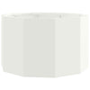Vidaxl plantenbak wit 60 x 60 x 35 cm staal