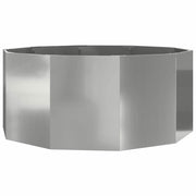 Vidaxl plantenbak zilver 120 x 120 x 50 cm gegalvaniseerd staal - afbeelding 2