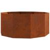 Vidaxl plantenbak roestig 120 x 120 x 50 cm cortenstaal