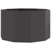 Vidaxl plantenbak zwart 90 x 90 x 50 cm staal