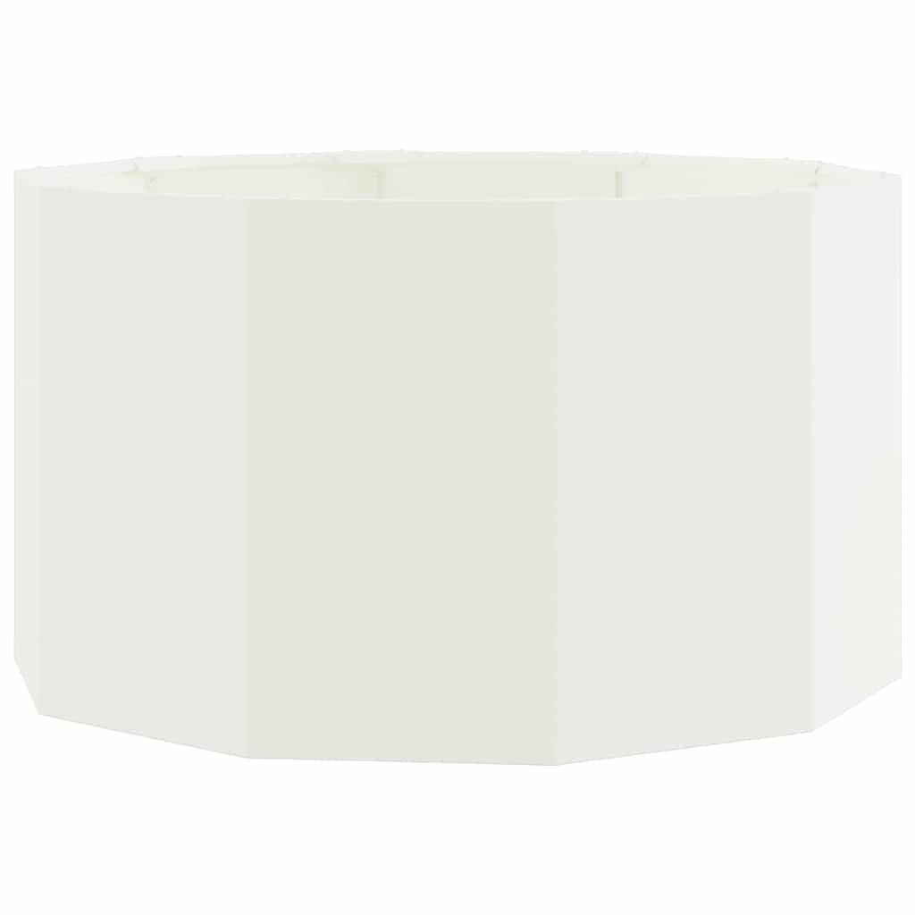 Vidaxl plantenbak wit 90 x 90 x 50 cm staal