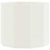 Vidaxl plantenbak wit 60 x 60 x 50 cm staal