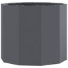 Vidaxl plantenbak antraciet 60 x 60 x 50 cm staal