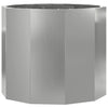 Vidaxl plantenbak zilver 60 x 60 x 50 cm gegalvaniseerd staal
