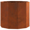 Vidaxl plantenbak roestig 60 x 60 x 50 cm cortenstaal