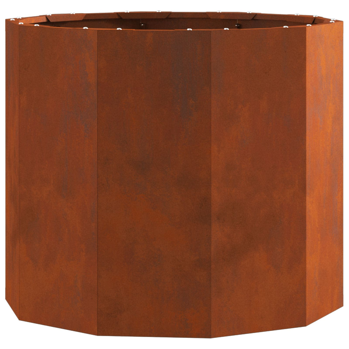 Vidaxl plantenbak roestig 60 x 60 x 50 cm weervast staal
