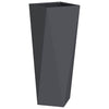 Vidaxl plantenbak antraciet 30 x 30 x 75 cm staal