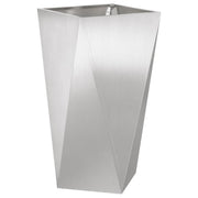 Vidaxl plantenbak zilver 40 x 40 x 75 cm roestvrij staal - afbeelding 2
