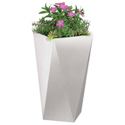 Vidaxl plantenbak zilver 40 x 40 x 75 cm roestvrij staal - afbeelding 3