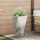 Vidaxl plantenbak zilver 40 x 40 x 75 cm gegalvaniseerd staal