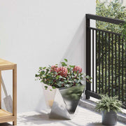 Vidaxl plantenbak zilver 30 x 30 x 30 cm roestvrij staal - afbeelding 1