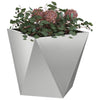 Vidaxl plantenbak zilver 30 x 30 x 30 cm gegalvaniseerd staal