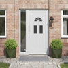 Vidaxl plantenbak 2 pcs olijf groen 40 x 40 x 40 cm staal