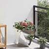 Vidaxl plantenbak zilver 40 x 40 x 40 cm roestvrij staal