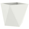 Vidaxl plantenbak wit 50 x 50 x 50 cm staal