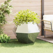 Vidaxl plantenbak zilver 100 x 100 x 80 cm roestvrij staal - afbeelding 1