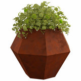 Vidaxl plantenbak roestkleurig 100 x 100 x 80 cm weervast staal - afbeelding 3