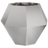 Vidaxl plantenbak zilver 75 x 75 x 60 cm roestvrij staal