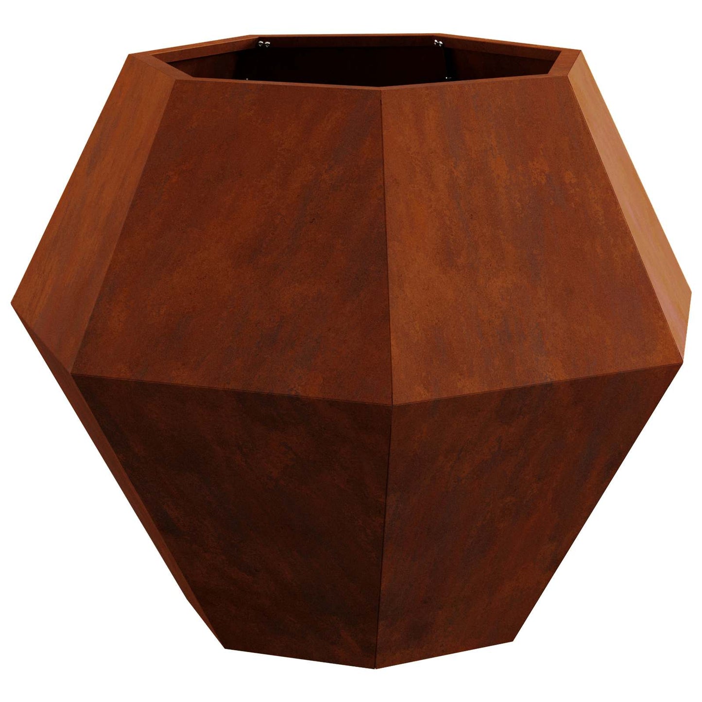 Vidaxl plantenbak roestig 75 x 75 x 60 cm cortenstaal
