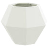Vidaxl plantenbak wit 50 x 50 x 40 cm staal