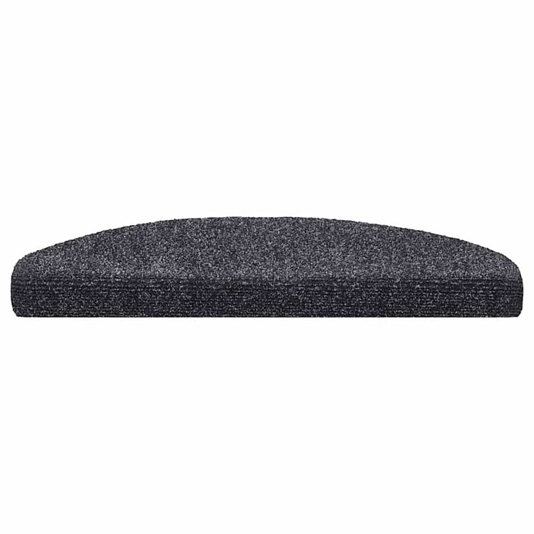 Vidaxl trapmatten zelfklevend 20 stuks 65x21x4 cm donkergrijs