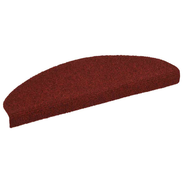 Vidaxl trapmatten zelfklevend 20 stuks 65x21x4 cm bordeaux rood