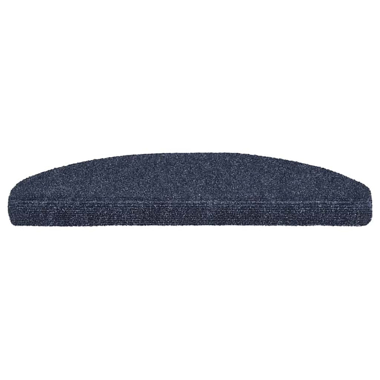 Vidaxl trapmatten zelfklevend 20 stuks 65x21x4 cm blauw halfrond groot