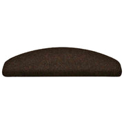 Vidaxl trapmatten zelfklevend 20 stuks 65x21x4 cm bruin halfrond groot - afbeelding 3