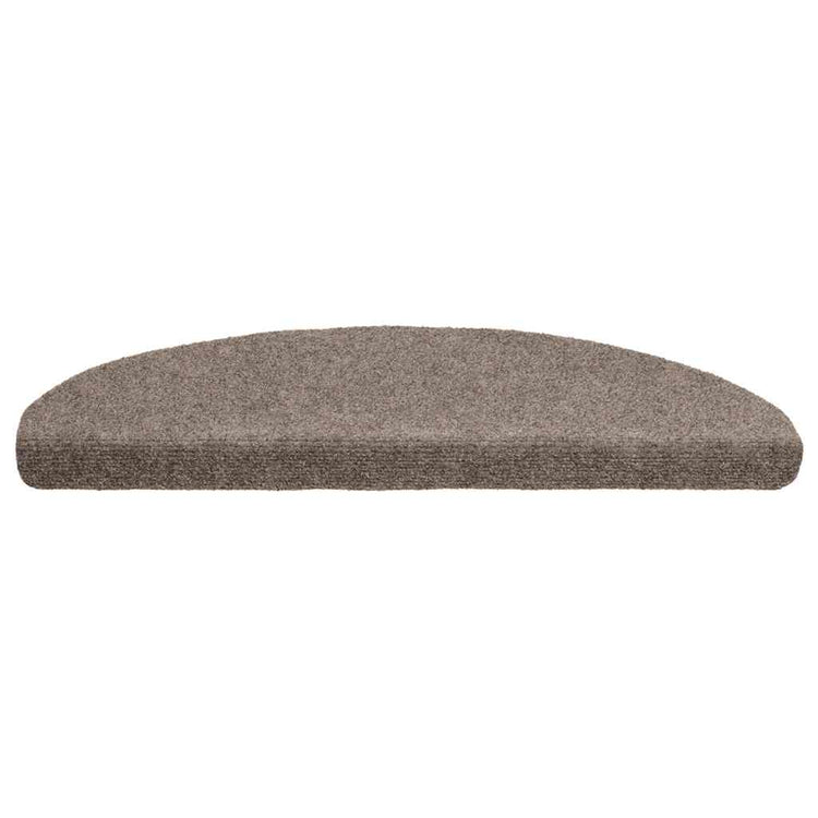 Vidaxl trapmatten zelfklevend 20 stuks 65x21x4 cm beige halfrond groot