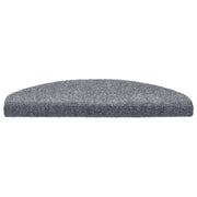 Vidaxl trapmatten zelfklevend 30 stuks 65x21x4 cm lichtgrijs halfrond groot - afbeelding 3