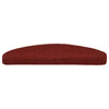 Vidaxl trapmatten zelfklevend 30 stuks 65x21x4 cm bordeaux rood halfrond groot