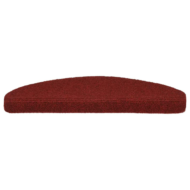 Vidaxl trapmatten zelfklevend 30 stuks 65x21x4 cm bordeaux rood