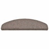 Vidaxl trapmatten zelfklevend 30 stuks 65x21x4 cm beige halfrond groot