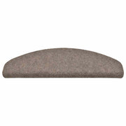 Vidaxl trapmatten zelfklevend 30 stuks 65x21x4 cm beige halfrond groot - afbeelding 3