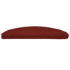 Vidaxl trapmatten zelfklevend 30 stuks 56x17x3 cm bordeaux rood halfrond