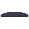 Vidaxl trapmatten zelfklevend 30 stuks 56x17x3 cm blauw halfrond