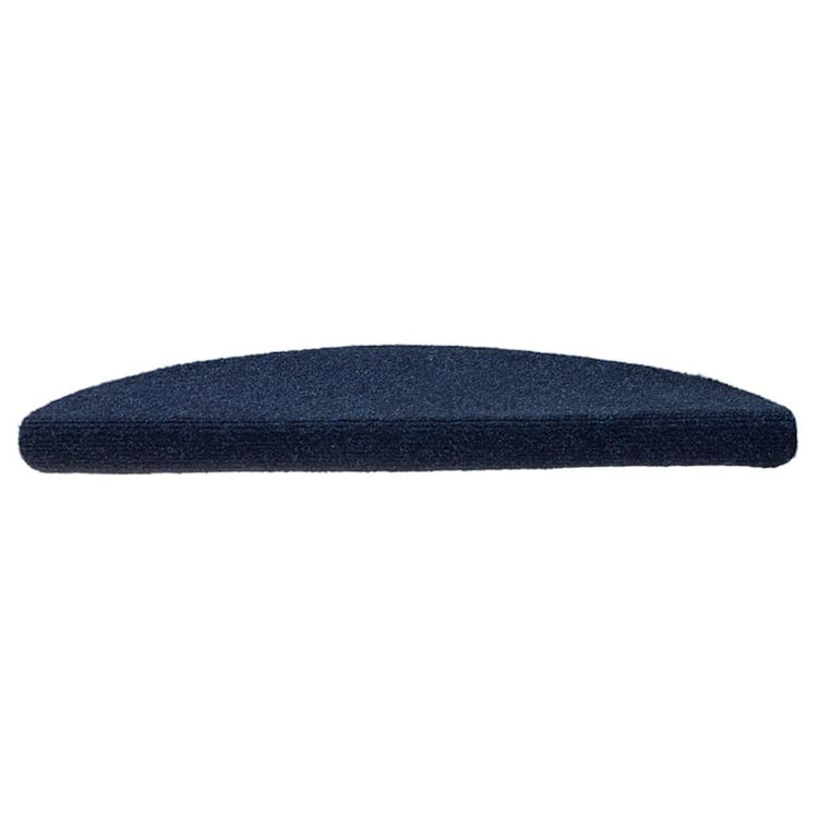 Vidaxl trapmatten zelfklevend 30 stuks 56x17x3 cm marineblauw halfrond